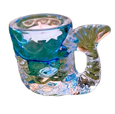 PORTAVELAS COLA SIRENA