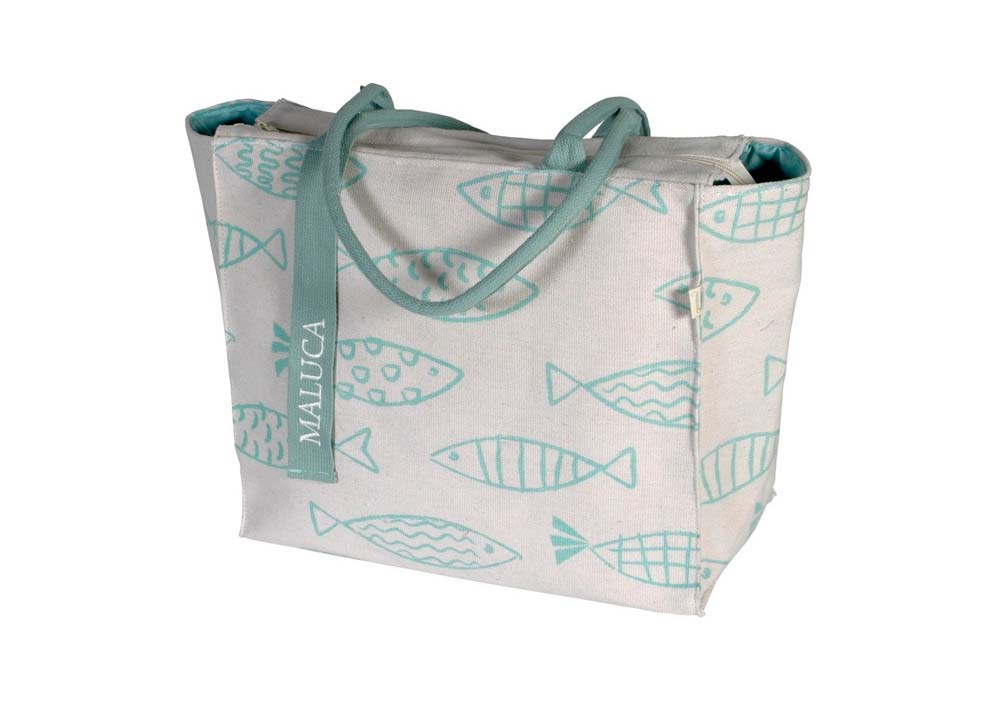 BOLSO RECTANGULAR PECES AGUAMARINA MALUCA