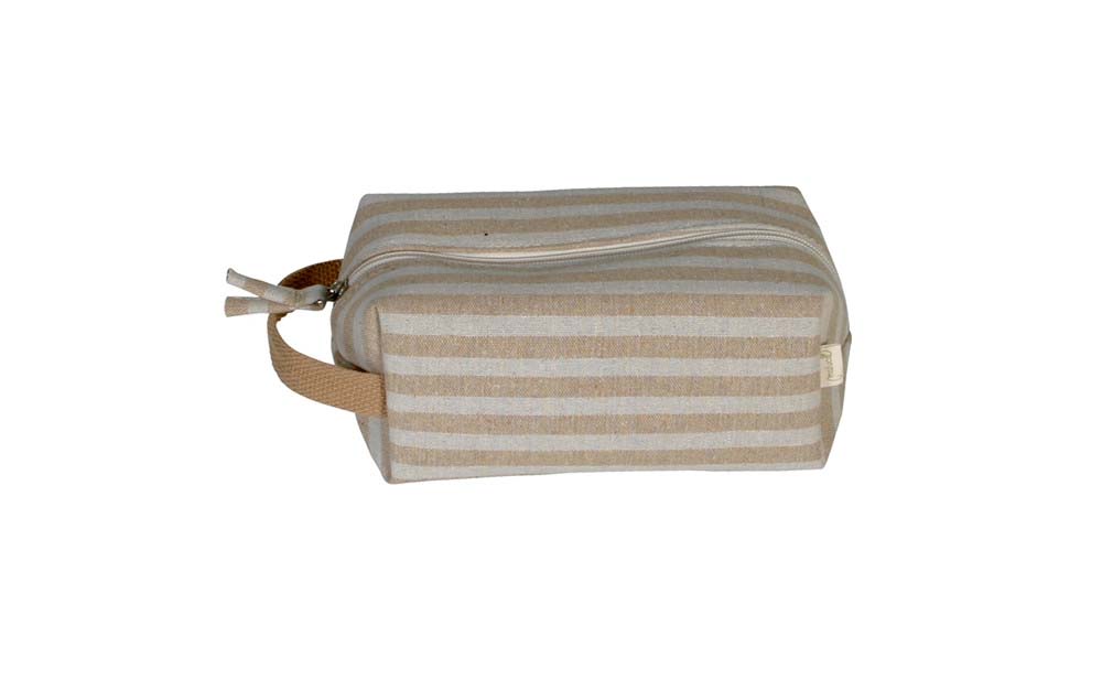 NECESER LONA CON RAYAS BEIGE MALUCA